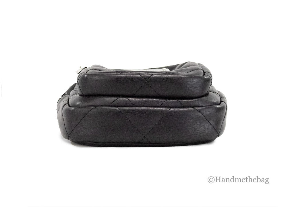 Marc Jacobs Pillow Small Black Quilted Leather Crossbody Bag