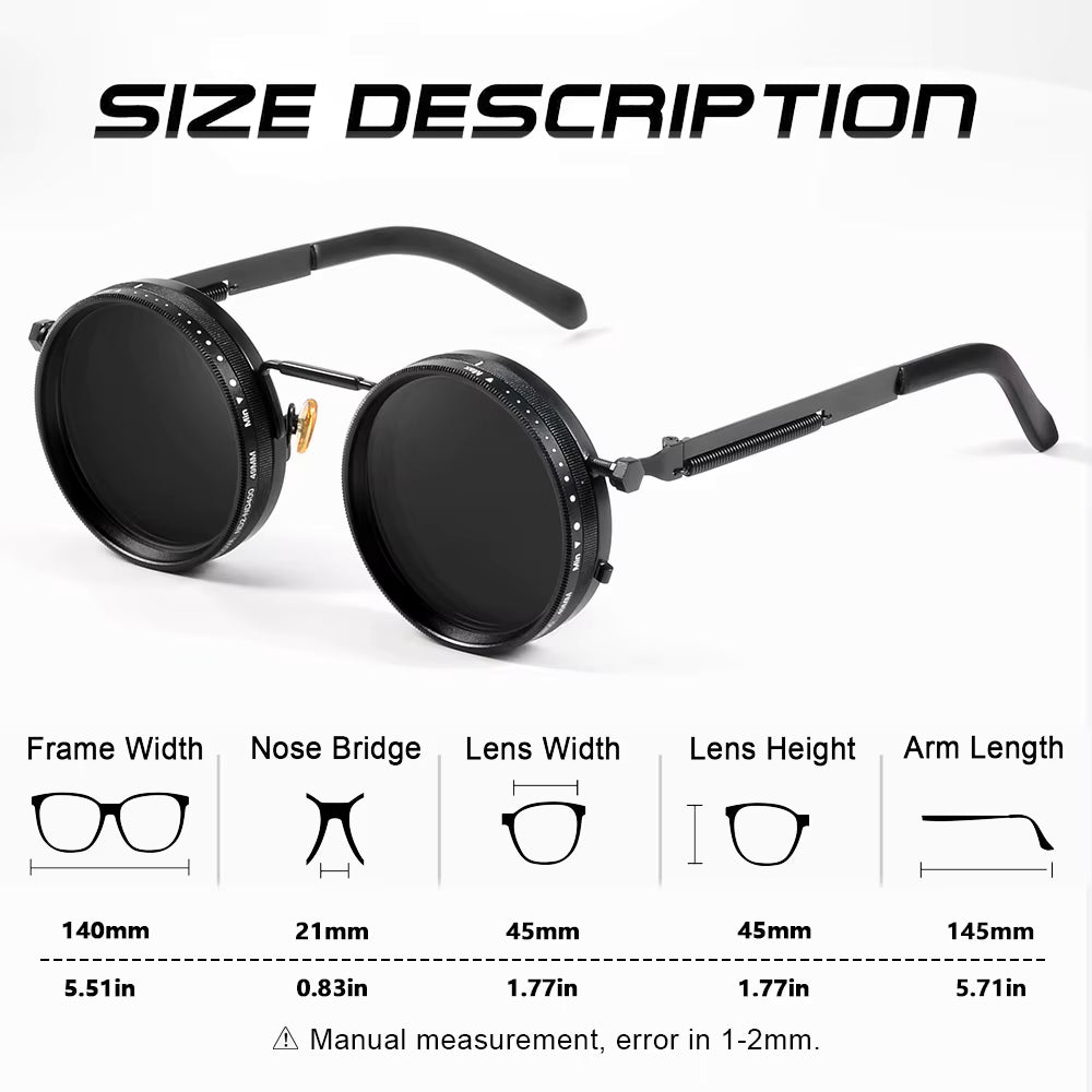 CRIXALIS Polarized Round Sunglasses