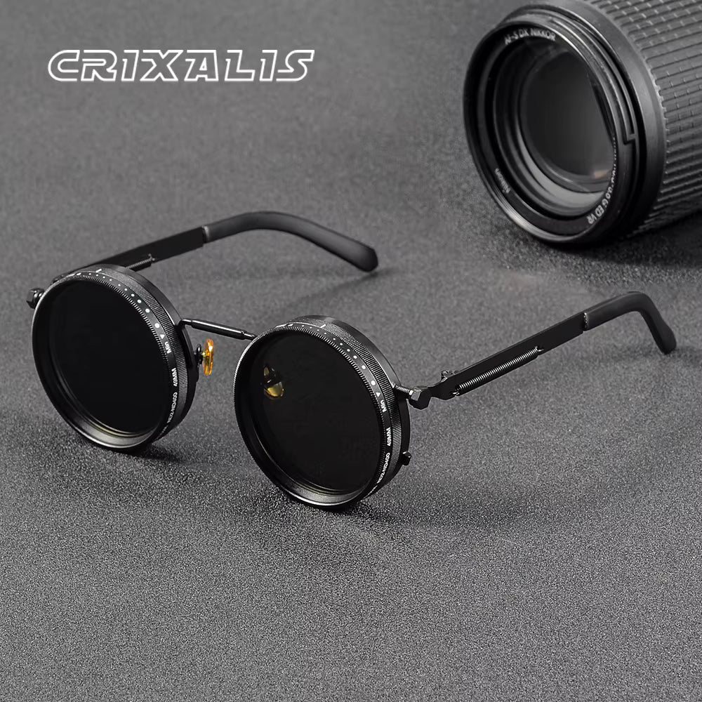 CRIXALIS Polarized Round Sunglasses